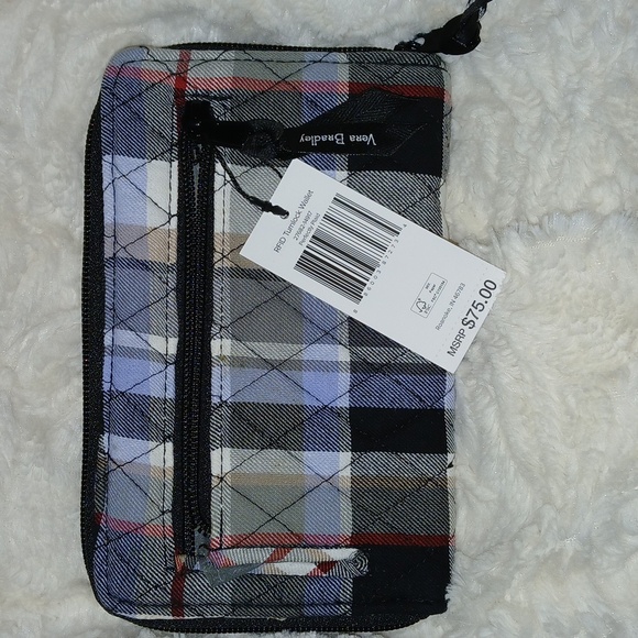 Vera Bradley Cotton Turn Lock Wallet w/RFID Protection - Picture 3 of 13